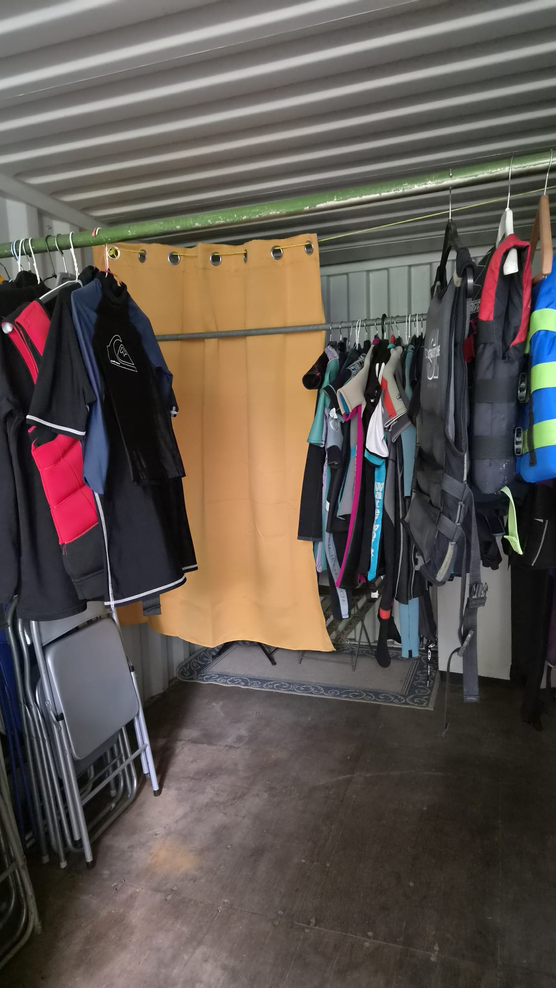 Photo du vestiaire